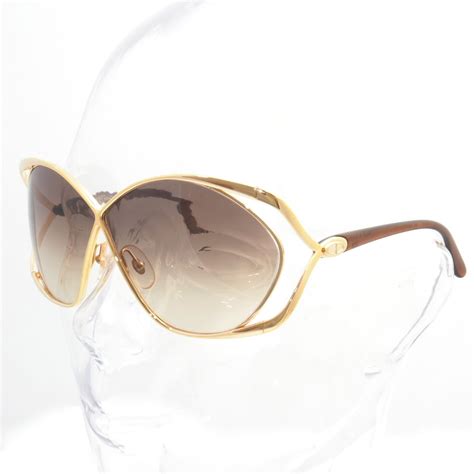 dior sunglasses gold woman's|christian dior sunglasses oversized.